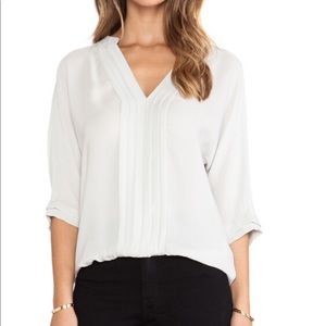 Joie Marru silk blouse in ivory